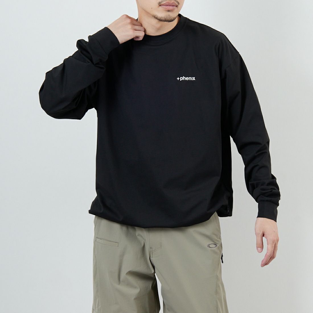 BLACK&&モデル身長：168cm 着用サイズ：M&&