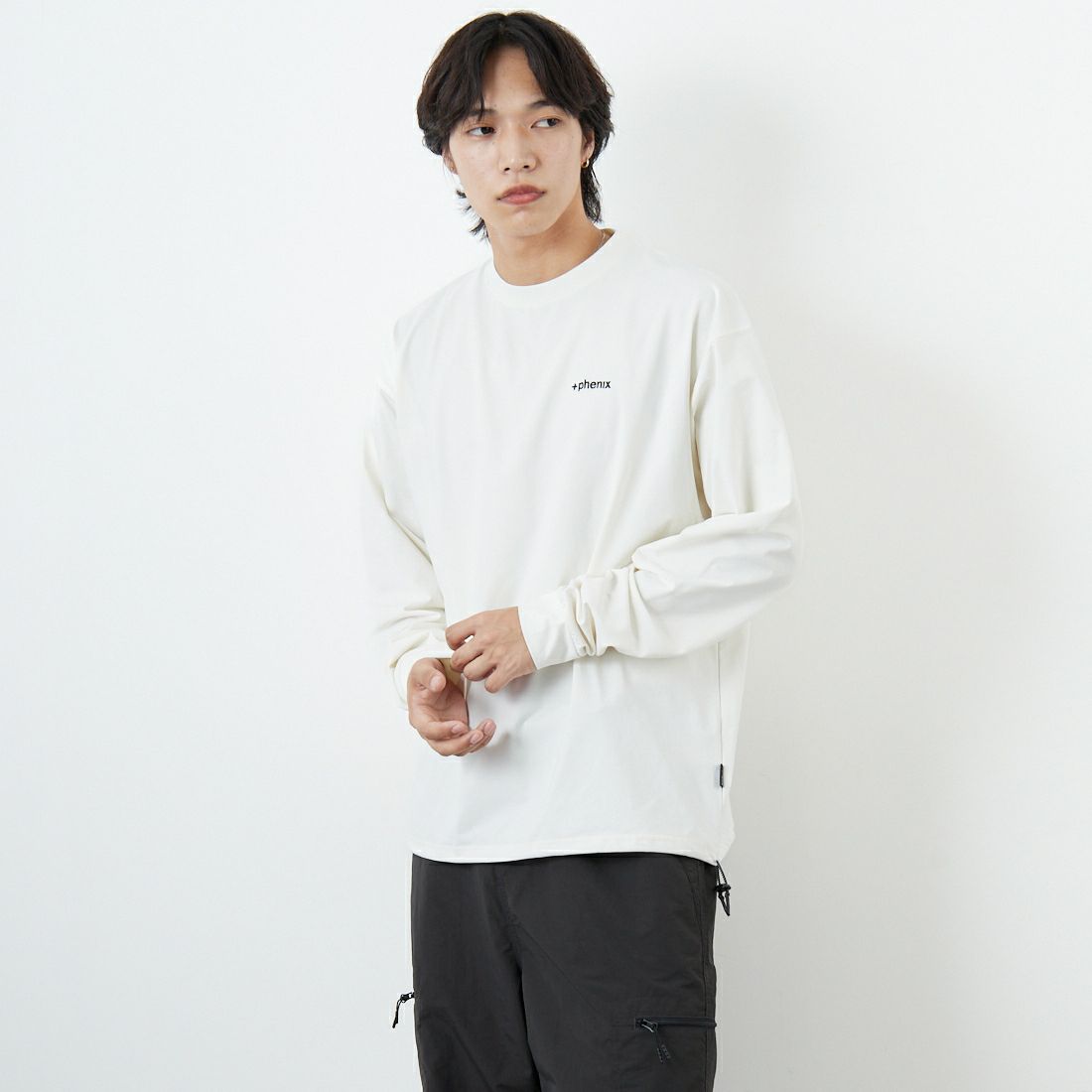 phenix [プラスフェニックス] 別注 ワンポイント刺繍ロゴ ドローコード