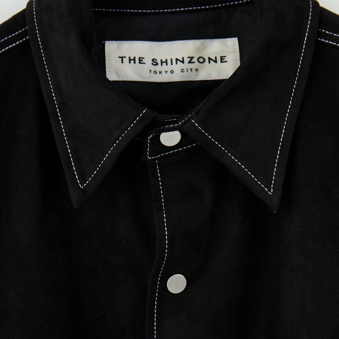 THE SHINZONE [ザ シンゾーン] スエードシャツ [25AMSBL03] 07 BLACK
