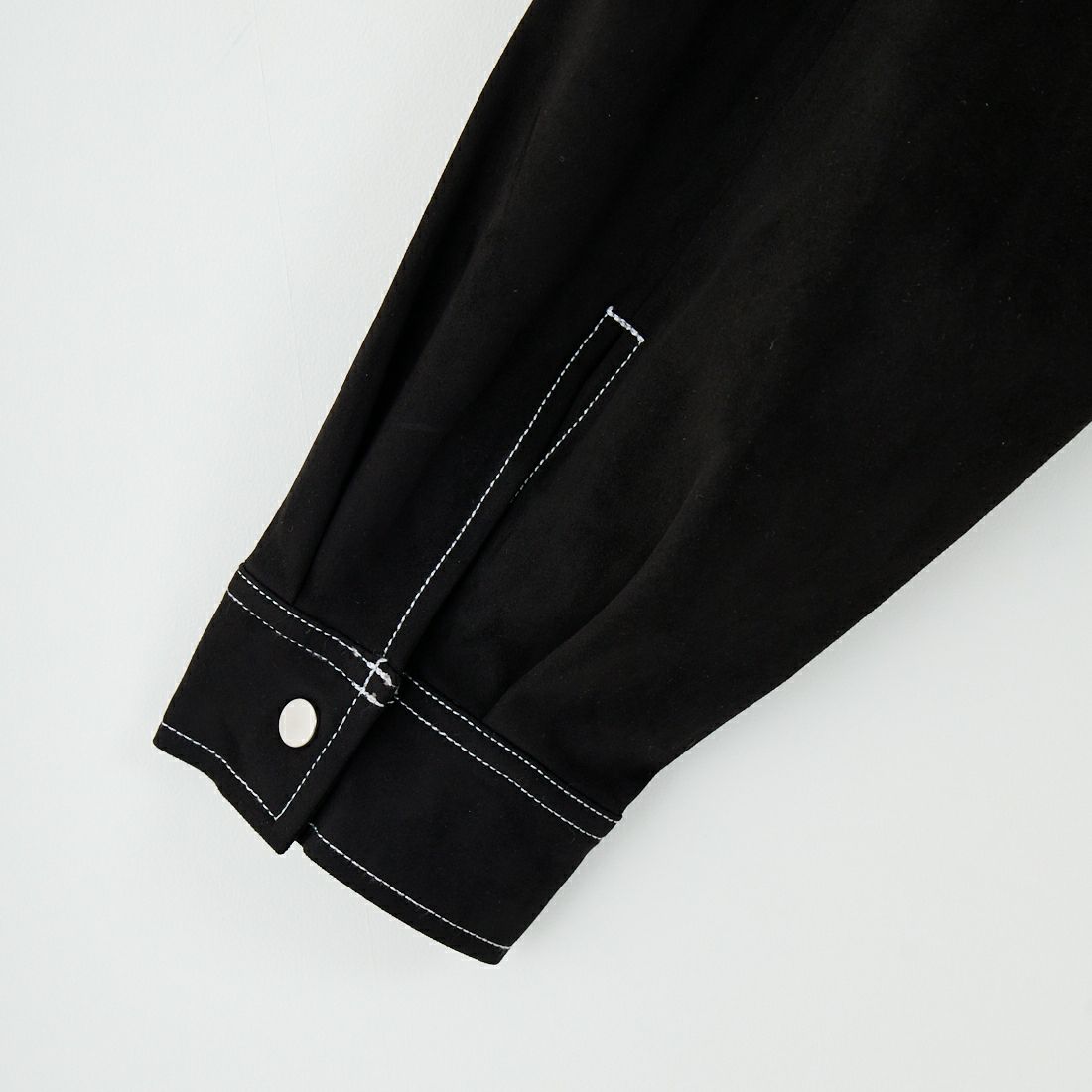 THE SHINZONE [ザ シンゾーン] スエードシャツ [25AMSBL03] 07 BLACK