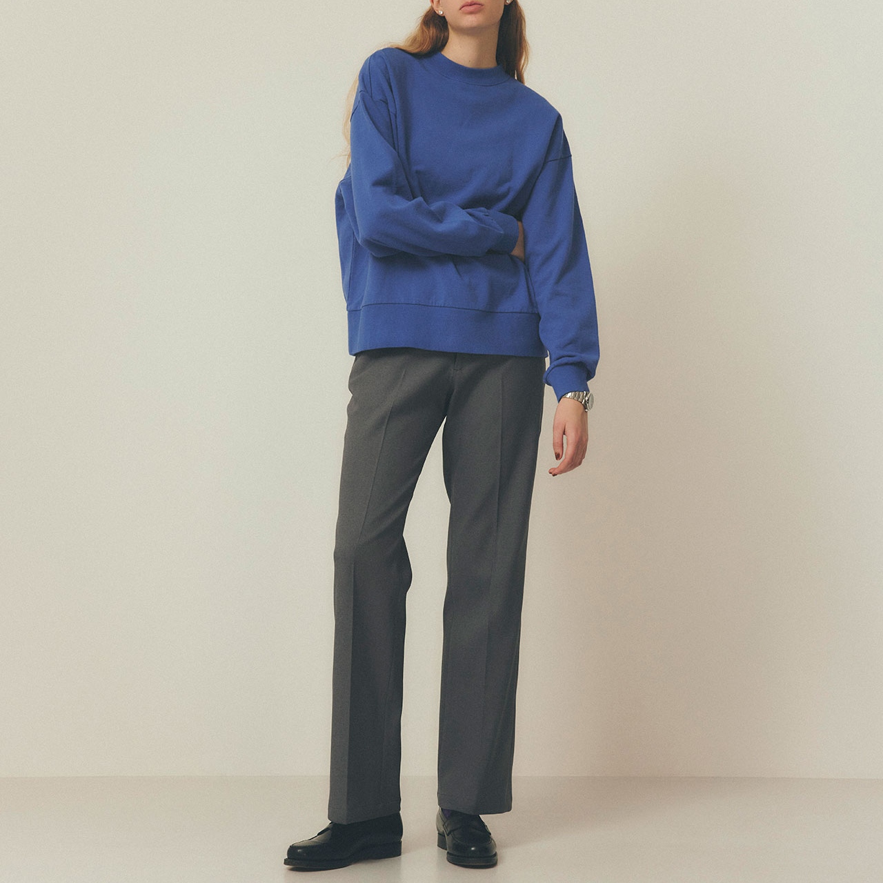 THE SHINZONE [ザ シンゾーン] CLEMENTINE スウェット [25AMSCU14] 83 BLUE