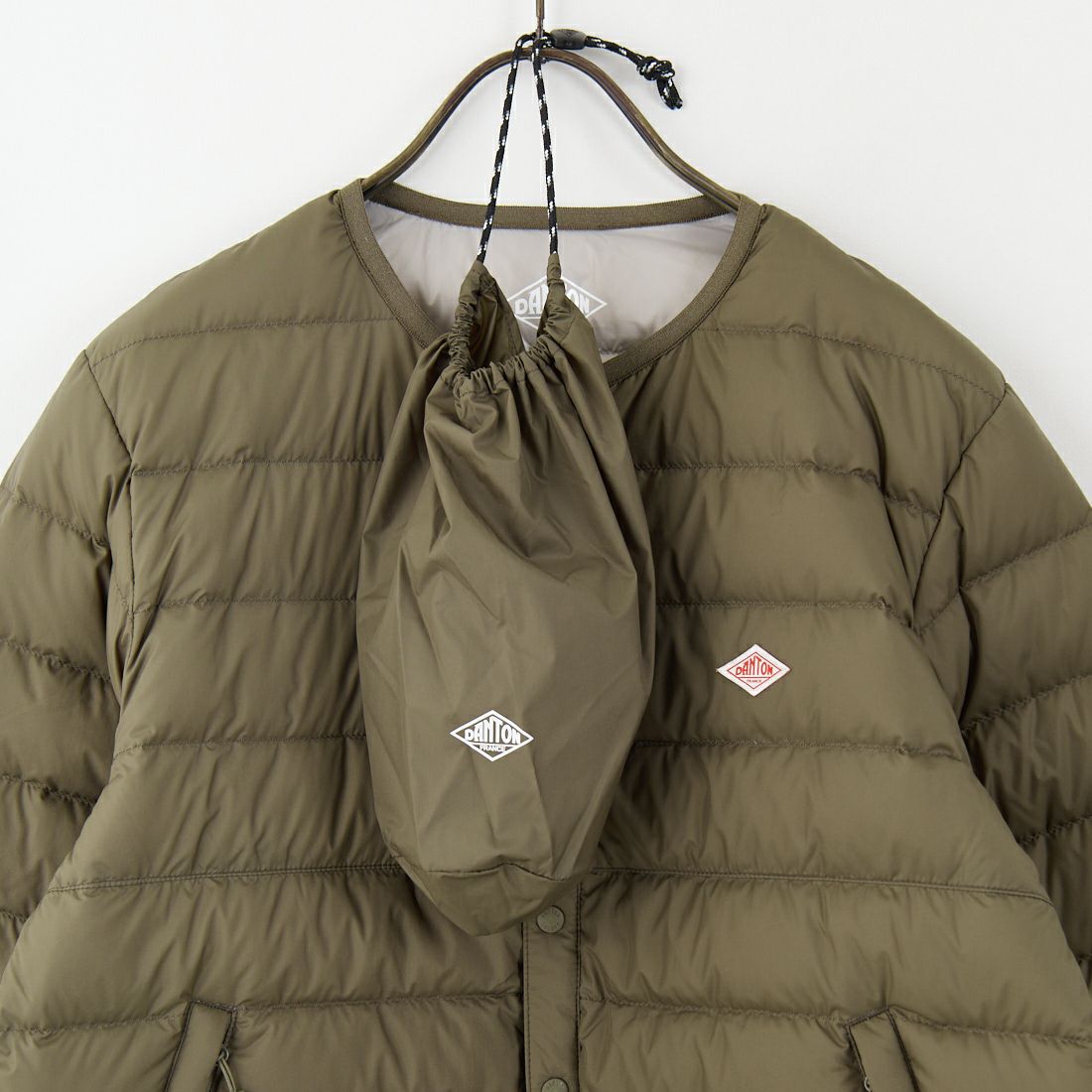 DANTON [ダントン] インナーダウン ジャケット [DT-A0001RRT] OLIVE