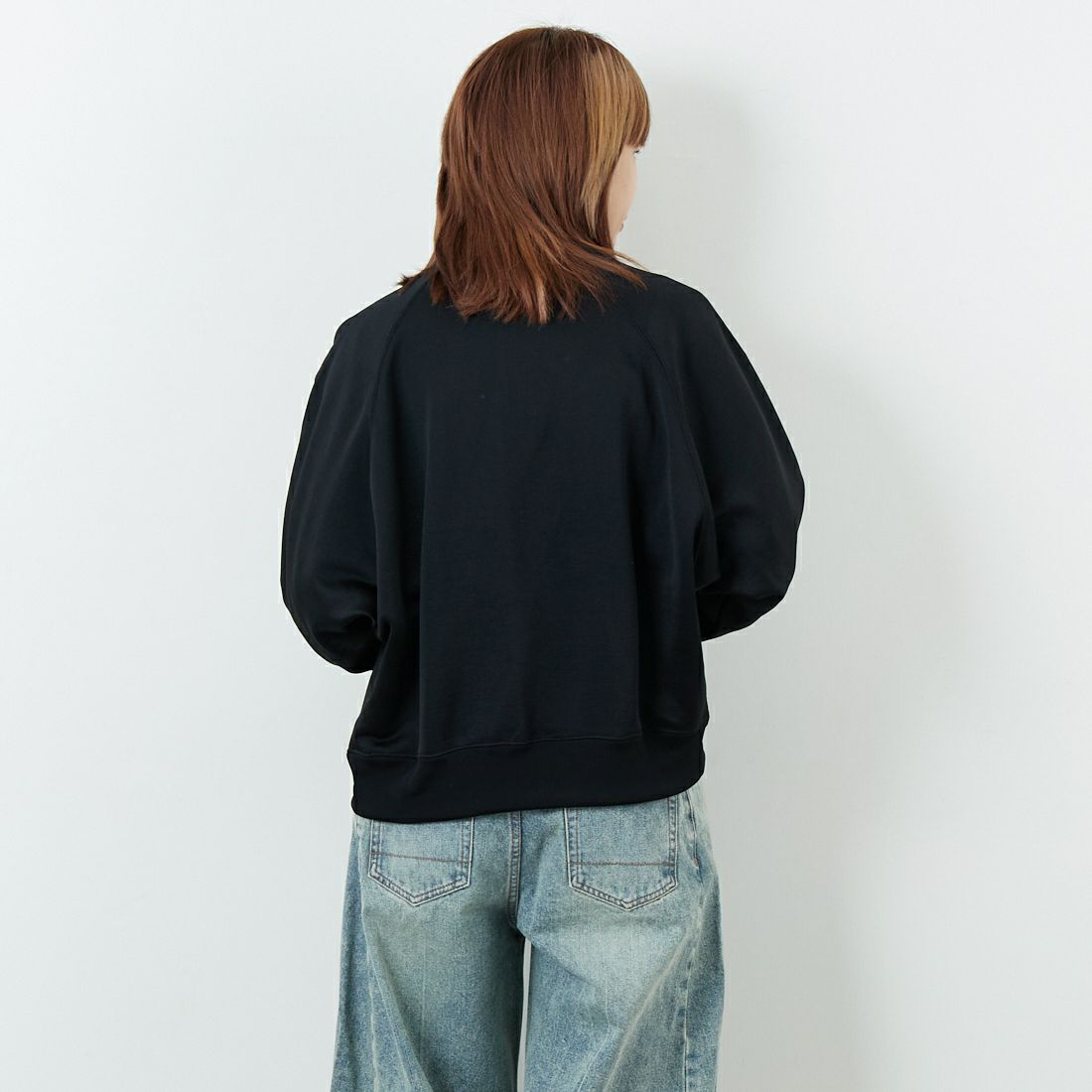 Needles [ニードルズ] ドルマンスリーブトラックジャケット [RW327] C BLACK &&モデル身長：167cm 着用サイズ：2&&