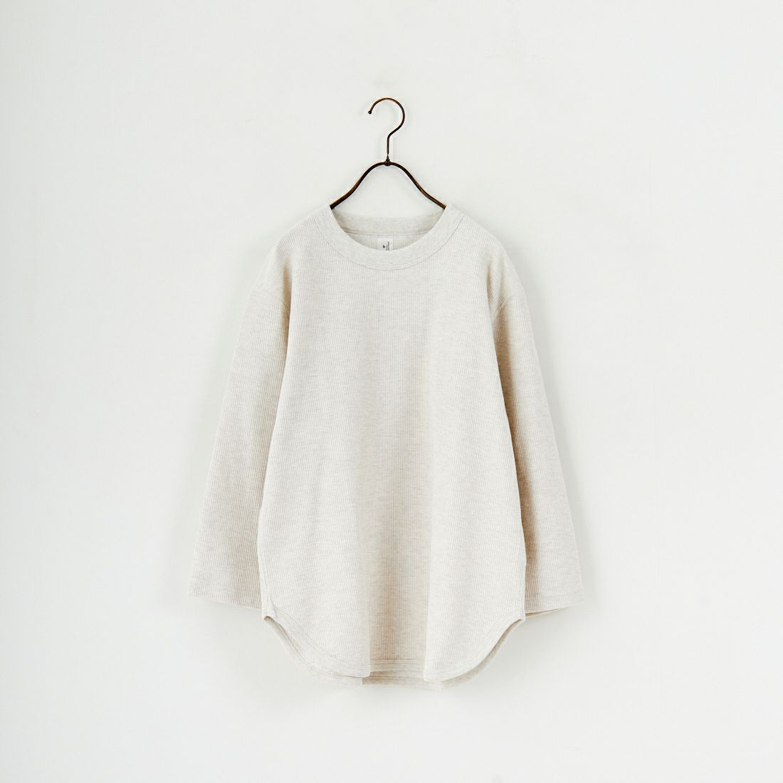 blurhms ROOTSTOCK [ブラームス ルーツストック] ラフ&スムース サーマルベースボールTシャツ [BROOTS24F31F25] 02 H.OATME