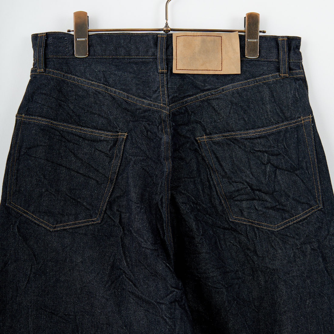 blurhms ROOTSTOCK [ブラームス ルーツストック] 13.5oz ワイドデニムパンツ [BROOTS25S8F25] 02 S.BLACK