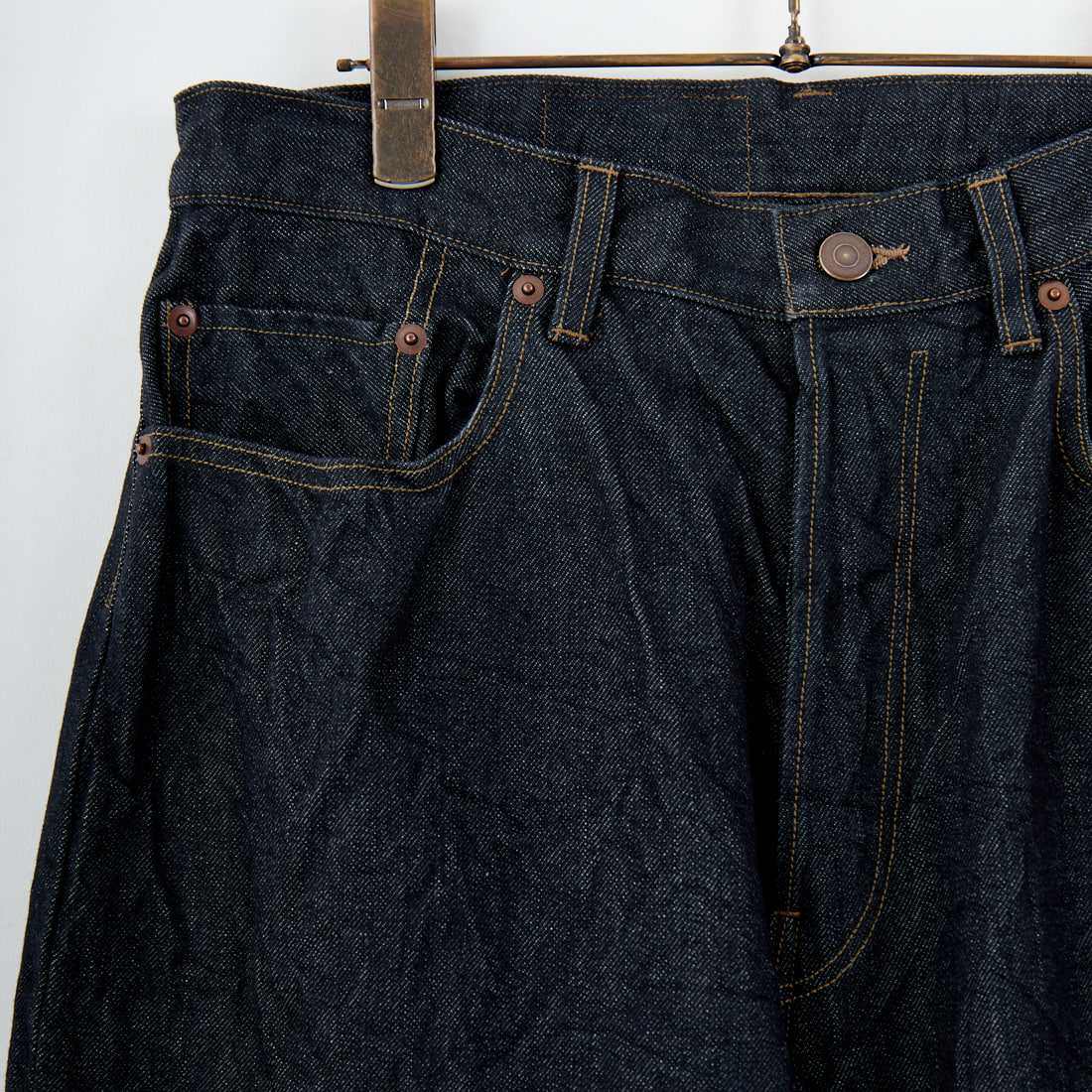 blurhms ROOTSTOCK [ブラームス ルーツストック] 13.5oz ワイドデニムパンツ [BROOTS25S8F25] 02 S.BLACK