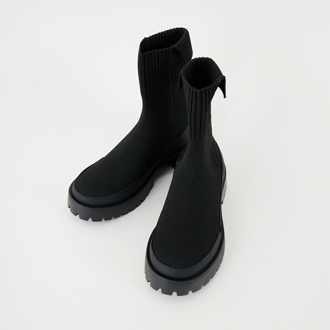 emmi [エミ] ecoニットブーツ [13WGS254501] BLK