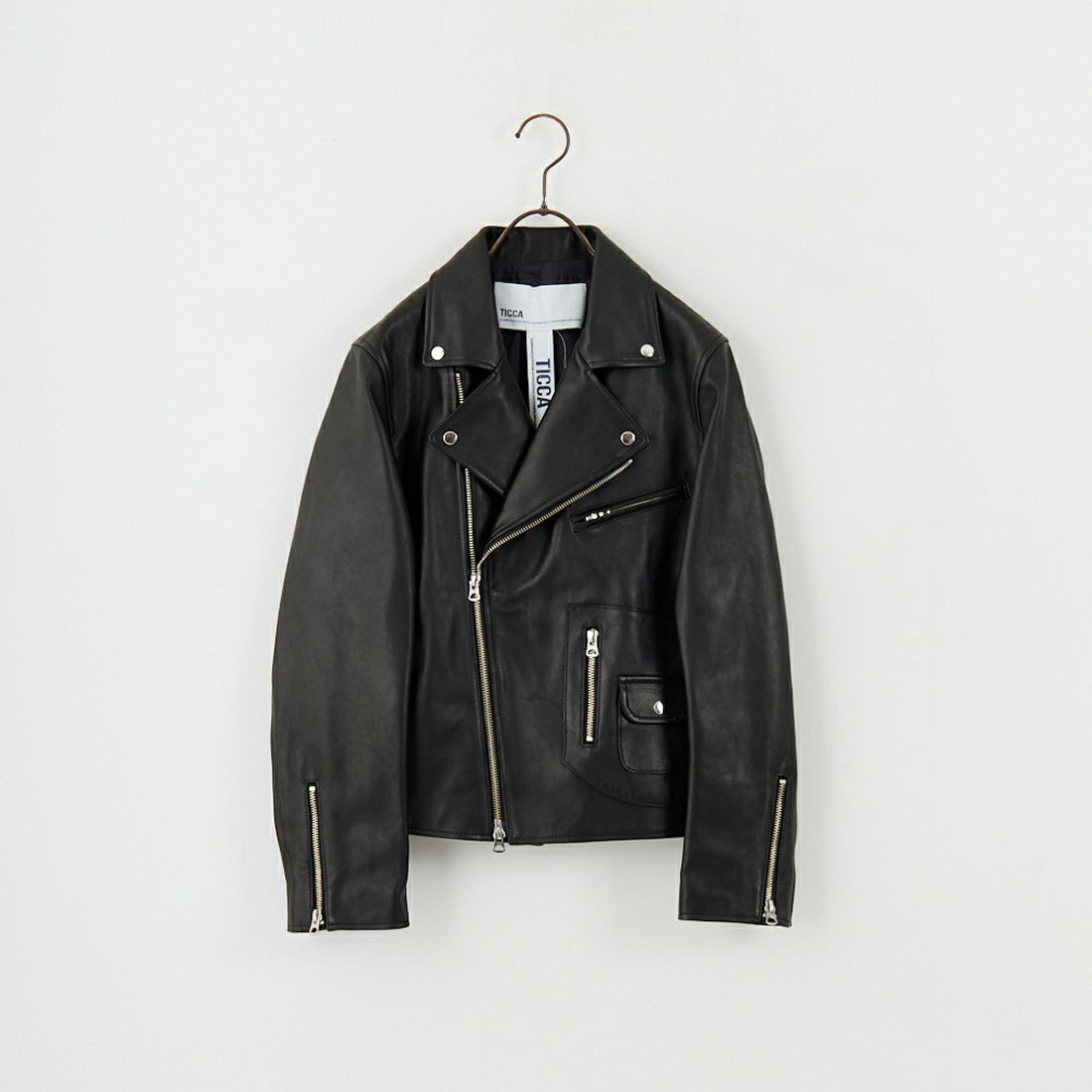 TICCA [ティッカ] ダブルライダースジャケット [TBEA-021] BLACK