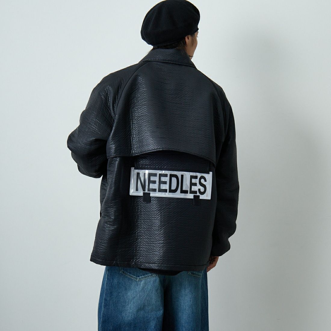 Needles [ニードルズ] クルーザージャケット [RW178] B BLACK &&モデル身長：179cm 着用サイズ：M&&
