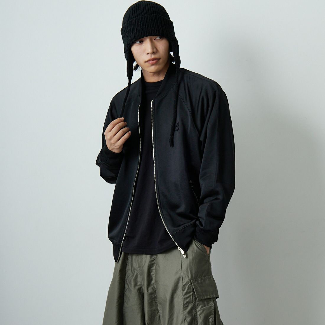 C BLACK&&モデル身長：179cm 着用サイズ：M&&