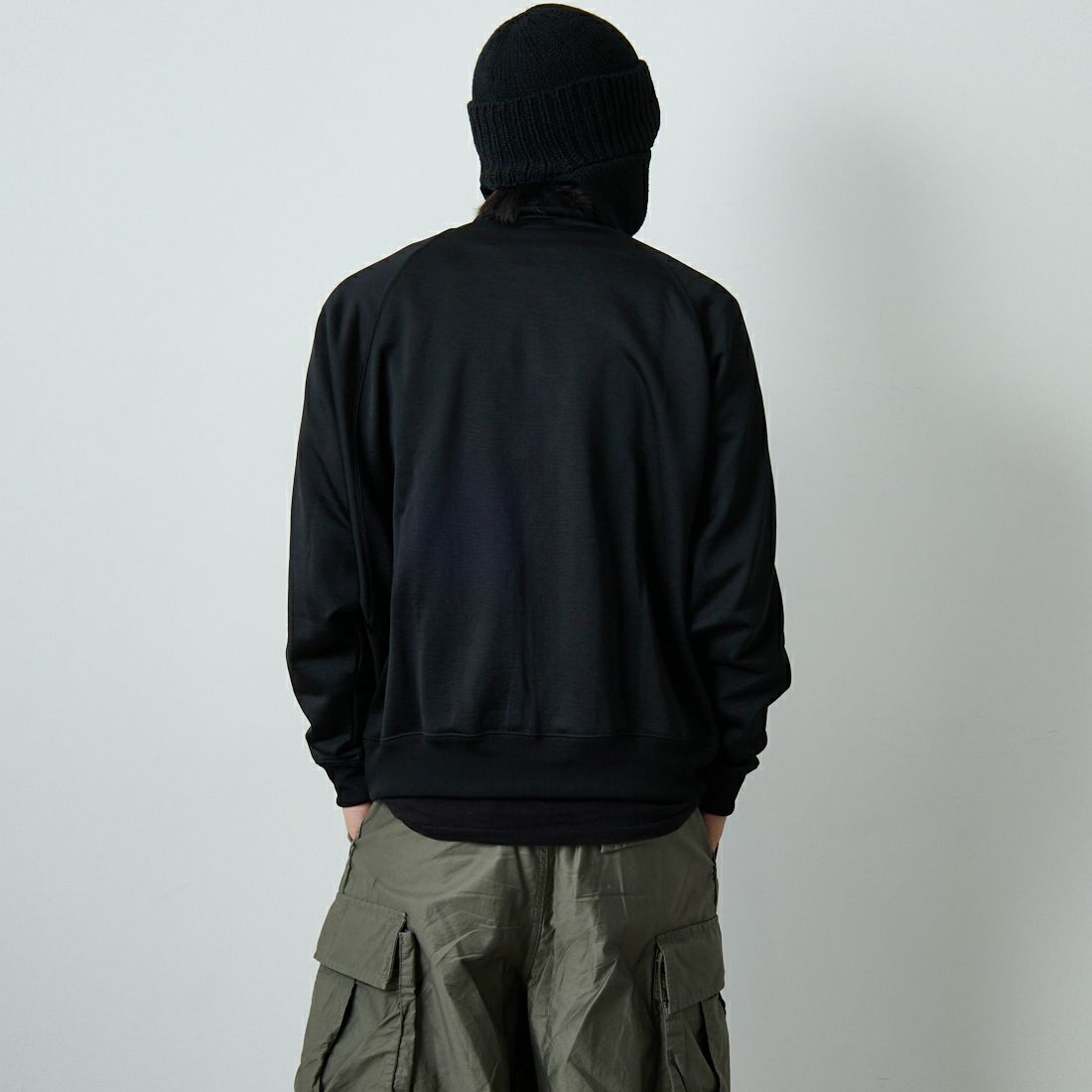 Needles [ニードルズ] ドルマンスリーブトラックジャケット [RW327] C BLACK &&モデル身長：179cm 着用サイズ：M&&