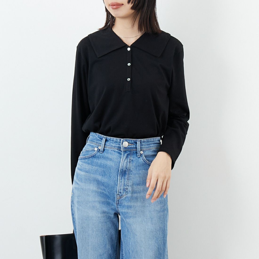 99 BLACK&&モデル身長：162cm 着用サイズ：F&&