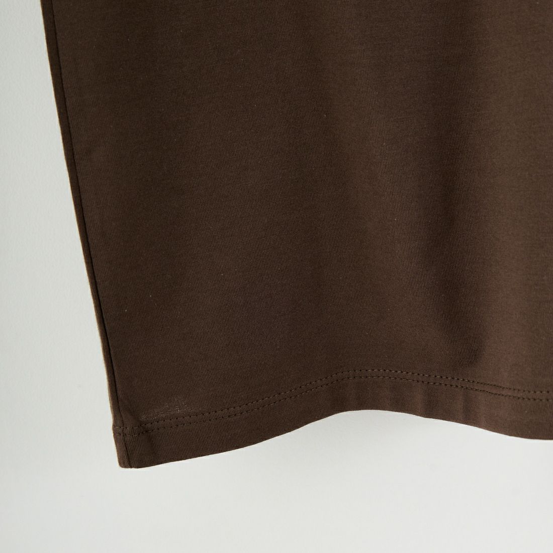 mizuiro ind [ミズイロインド] ワイドカラーポロシャツ [3-210053] 45 D.BROWN