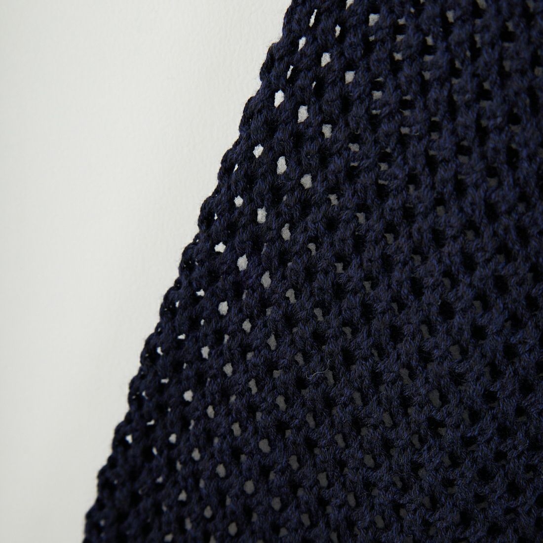 mizuiro ind [ミズイロインド] メッシュクルーネックプルオーバー [3-220093] 99 BLACK