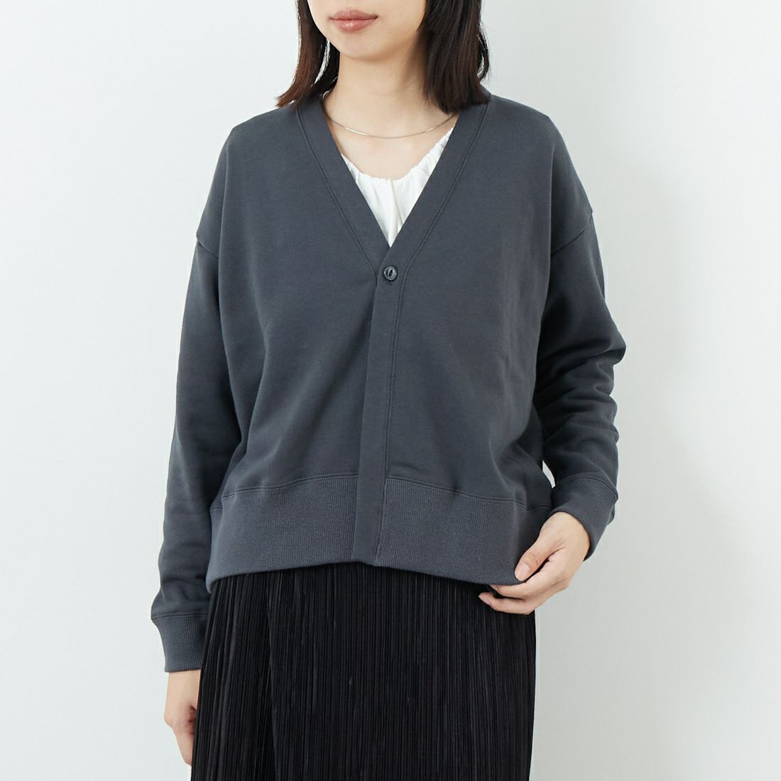 9800 CHARC&&モデル身長：162cm 着用サイズ：F&&