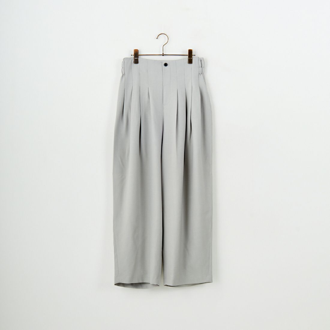 mizuiro ind [ミズイロインド] ハイウエストタックパンツ [3-260077