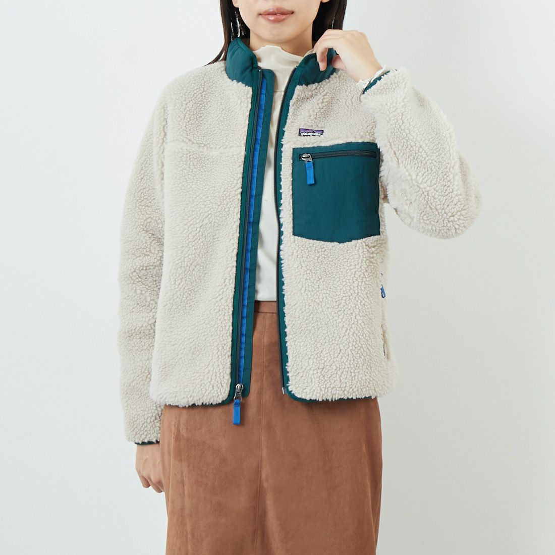 patagonia [パタゴニア] キッズ レトロX ジャケット [65626] DNAT &&モデル身長：162cm 着用サイズ：KID-XL&&