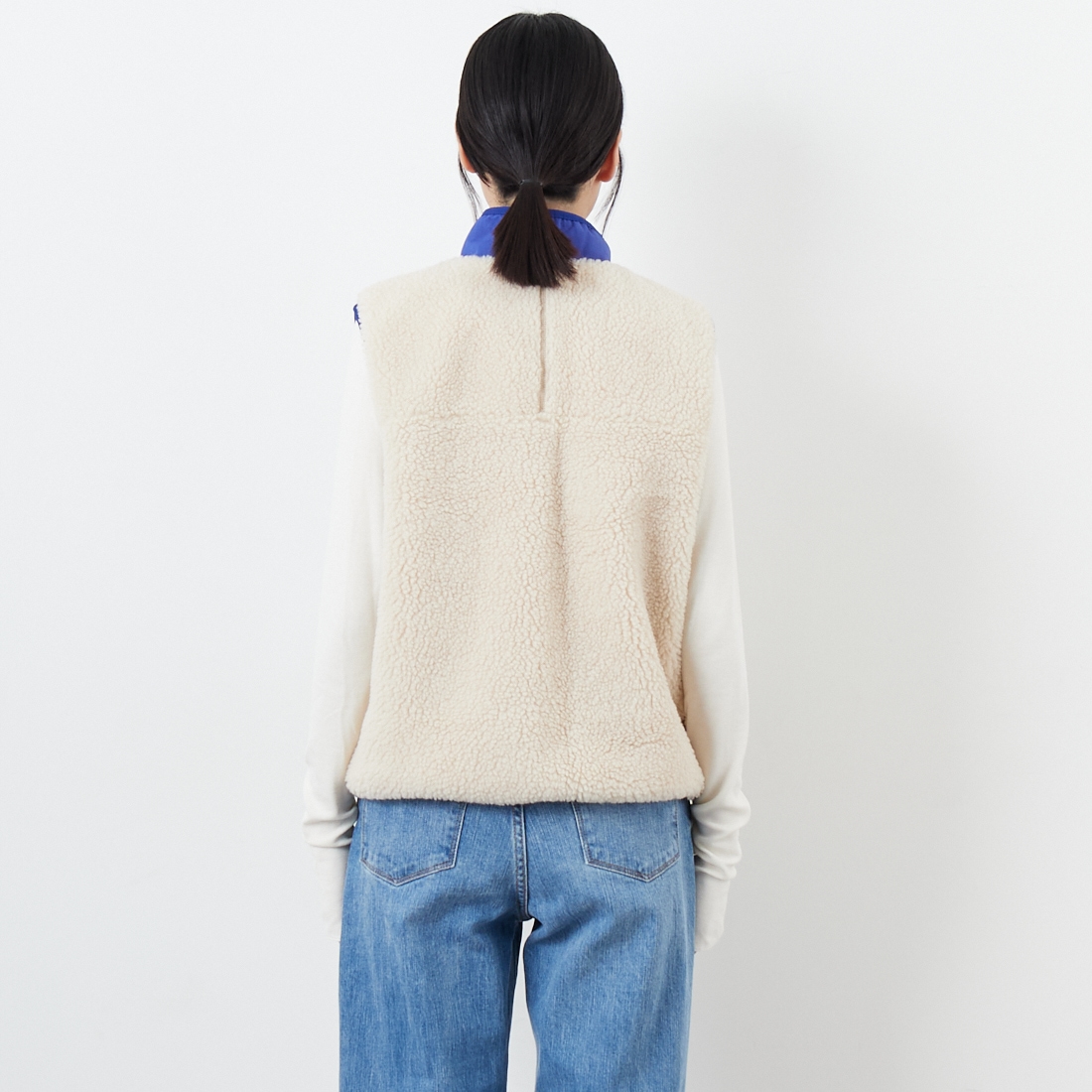 patagonia [パタゴニア] キッズ レトロX ベスト [65614] DNAT &&モデル身長：162cm 着用サイズ：KID-XL&&