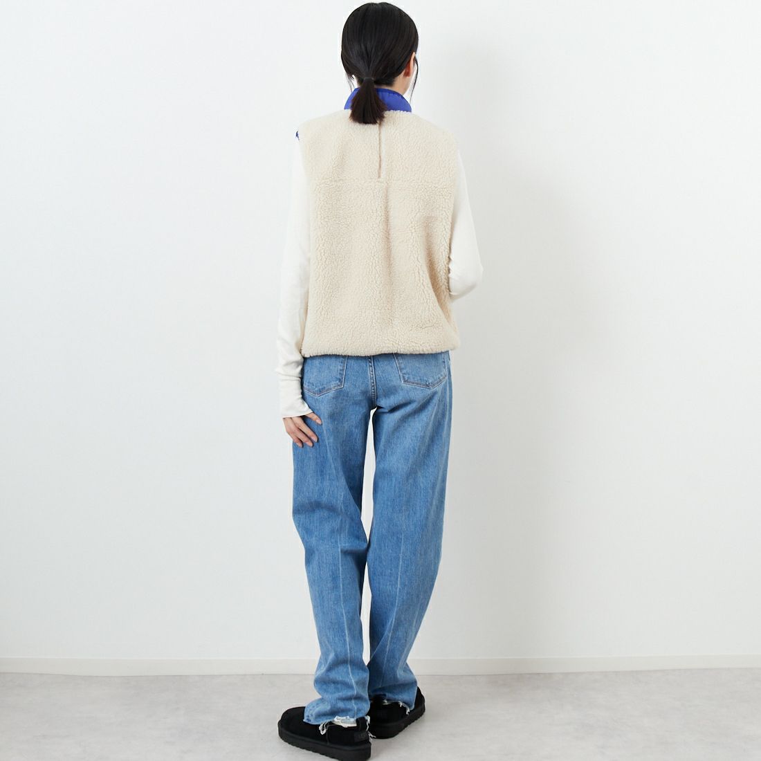 patagonia [パタゴニア] キッズ レトロX ベスト [65614] DNAT &&モデル身長：162cm 着用サイズ：KID-XL&&