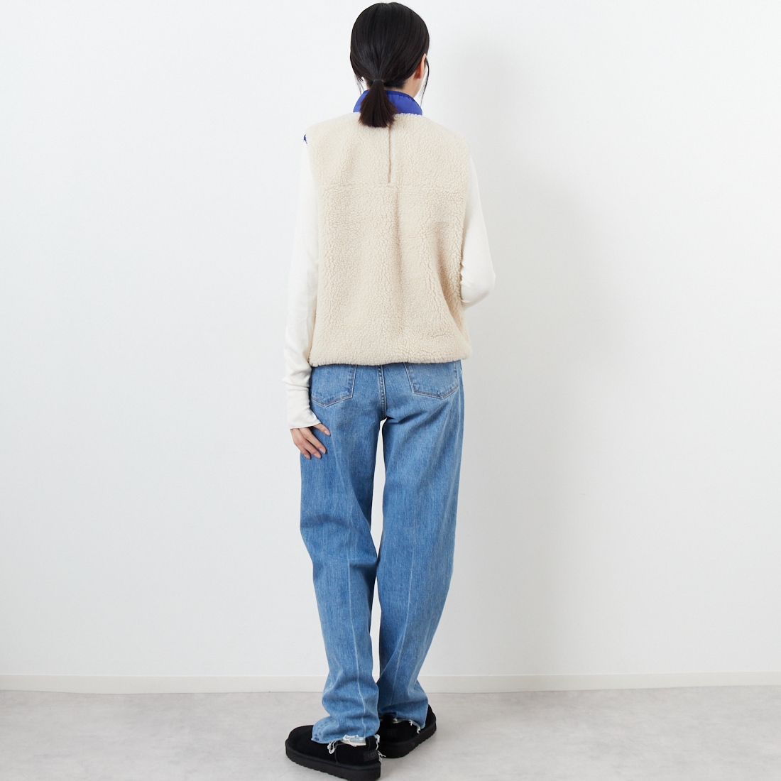 patagonia [パタゴニア] キッズ レトロX ベスト [65614] DNAT &&モデル身長：162cm 着用サイズ：KID-XL&&