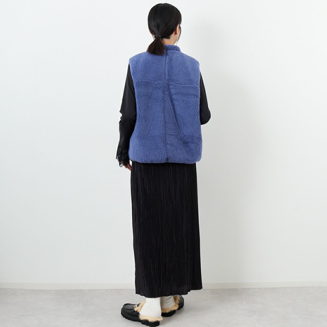 patagonia [パタゴニア] キッズ レトロX ベスト [65614] CUBL &&モデル身長：162cm 着用サイズ：KID-XXL&&