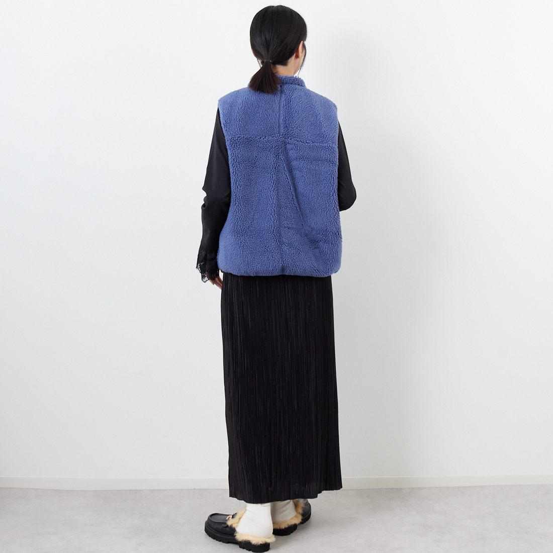 patagonia [パタゴニア] キッズ レトロX ベスト [65614] CUBL &&モデル身長：162cm 着用サイズ：KID-XXL&&