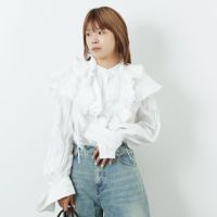 WHT&&モデル身長：167cm 着用サイズ：F&&