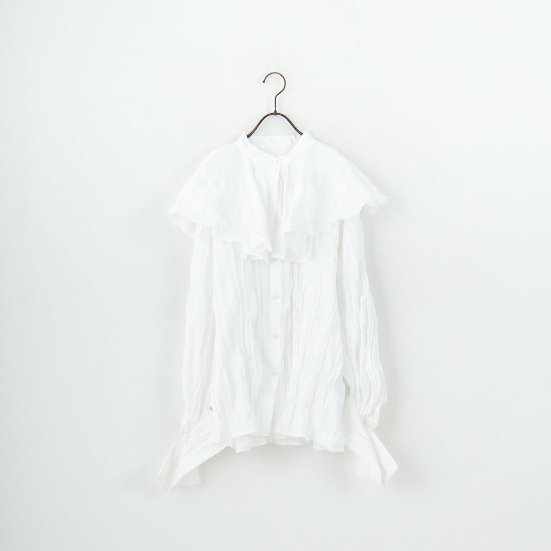MAISON SPECIAL [メゾンスペシャル] 2WAYラッフルフリルブラウス [21252315205] WHT
