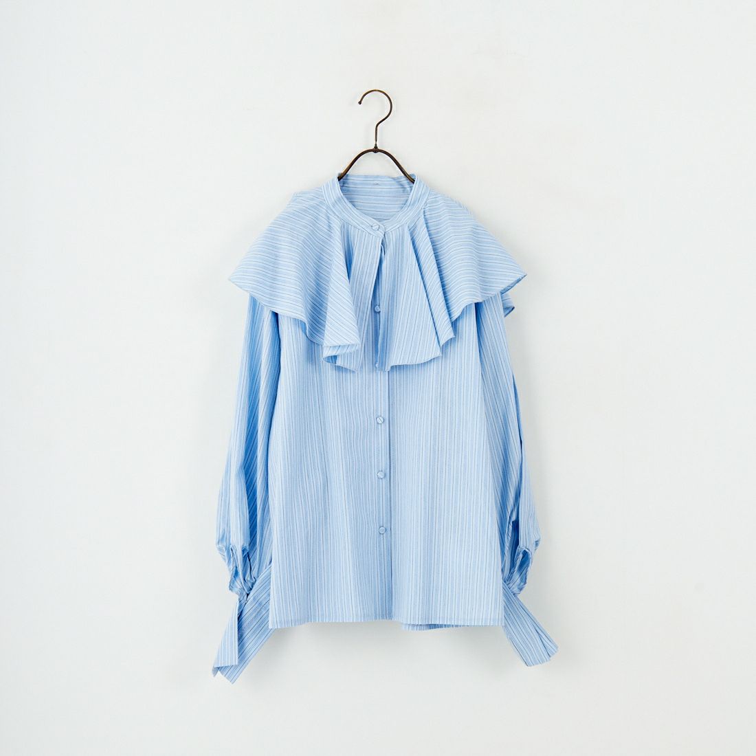 MAISON SPECIAL [メゾンスペシャル] 2WAYラッフルフリルブラウス [21252315205] BLU