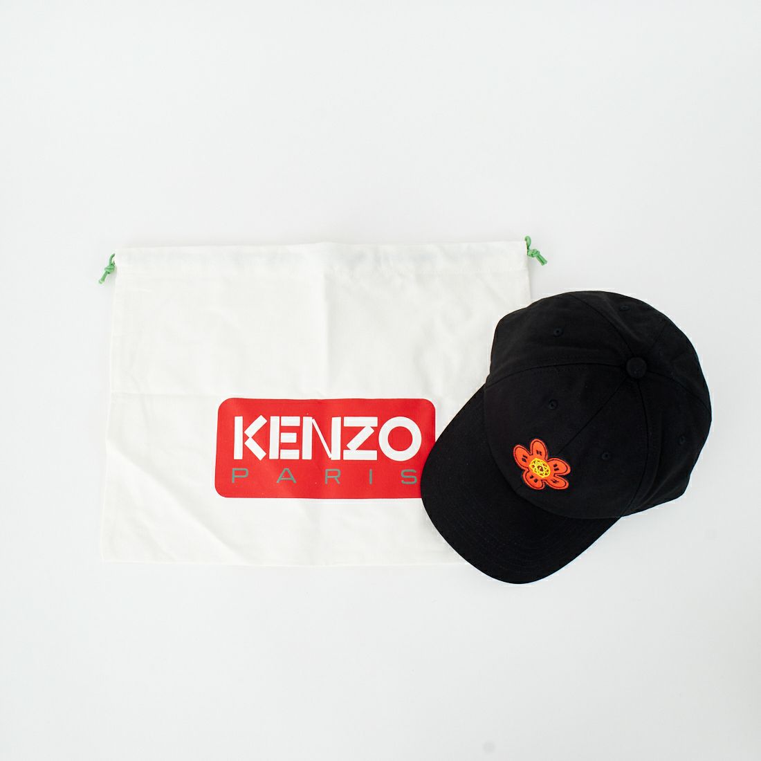 KENZO [ケンゾー] Futura 2000 刺繍コットンキャップ [FF68AC311F44] 99 BLACK