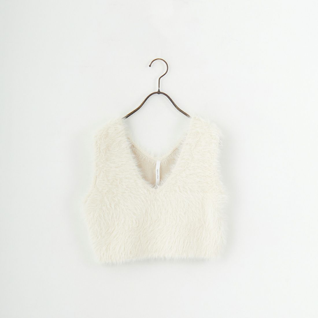 DIGNITE COLLIER [ディニテコリエ] フェザーニットベスト [80256024] 032 ｱｲﾎﾞﾘｰ