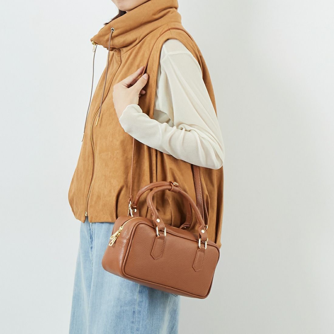 AULENTTI [オウレンティ] DOLLARO ハンドバッグ [LB-85929-DO] D17 CUOIO