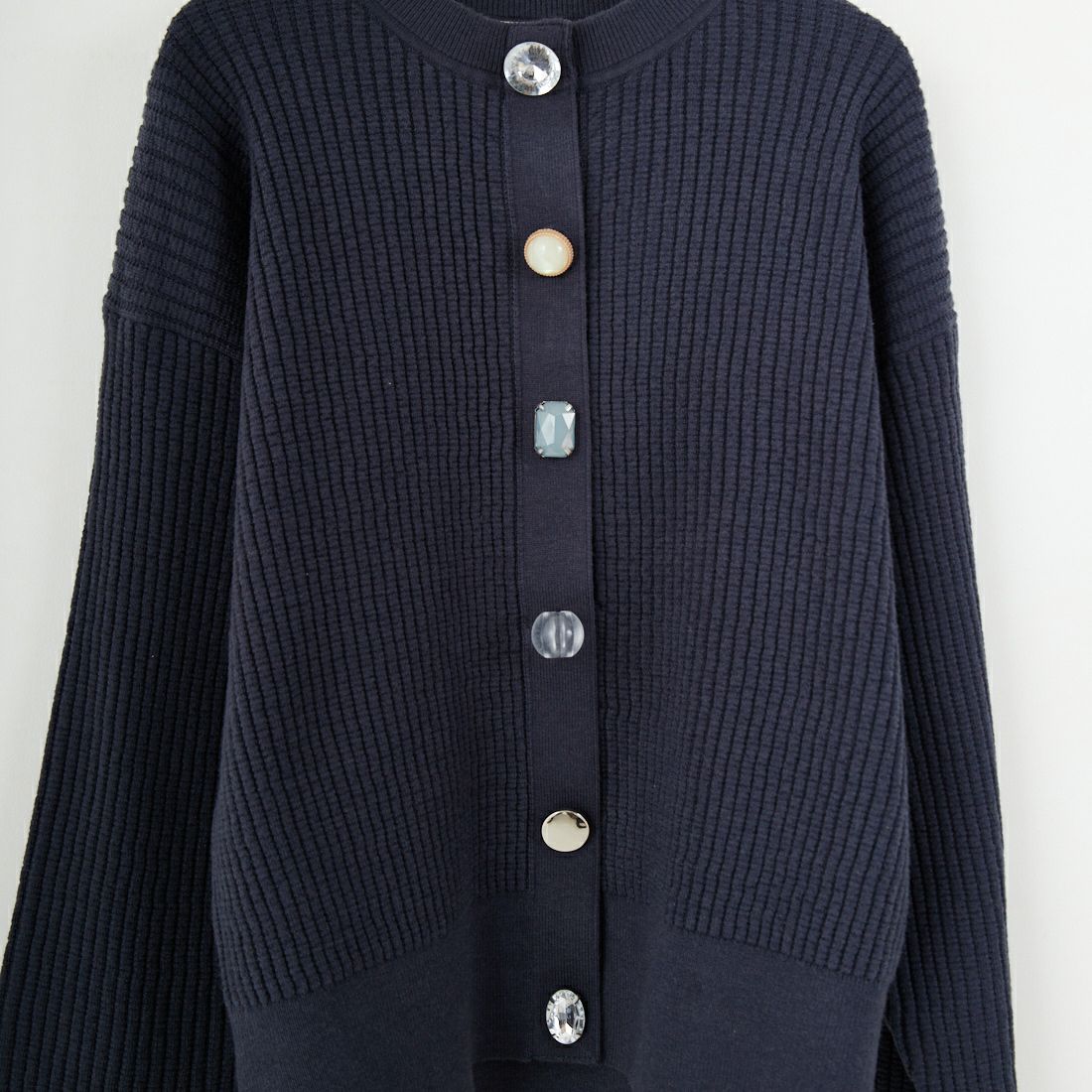 TORRAZZO DONNA [トラッゾドンナ] ビジューニットカーディガン [6262-682] 98 NAVY
