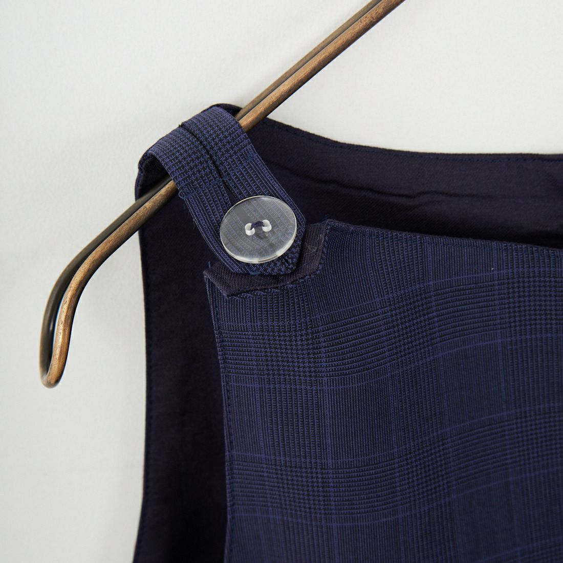 null. [ヌル] チェックパターンオールインワン [153WFO0254001] 089 NVY CH