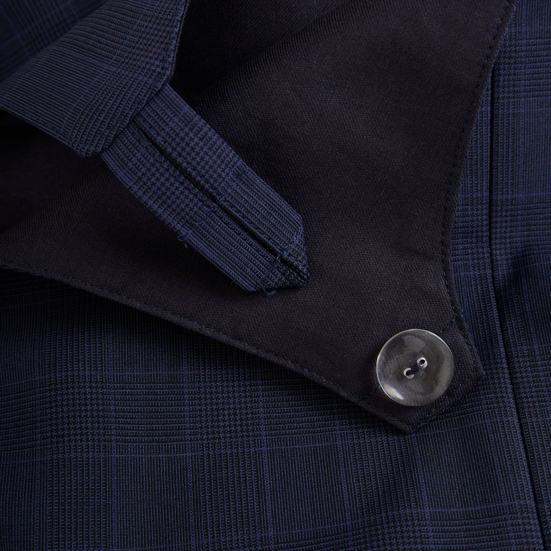 null. [ヌル] チェックパターンオールインワン [153WFO0254001] 089 NVY CH