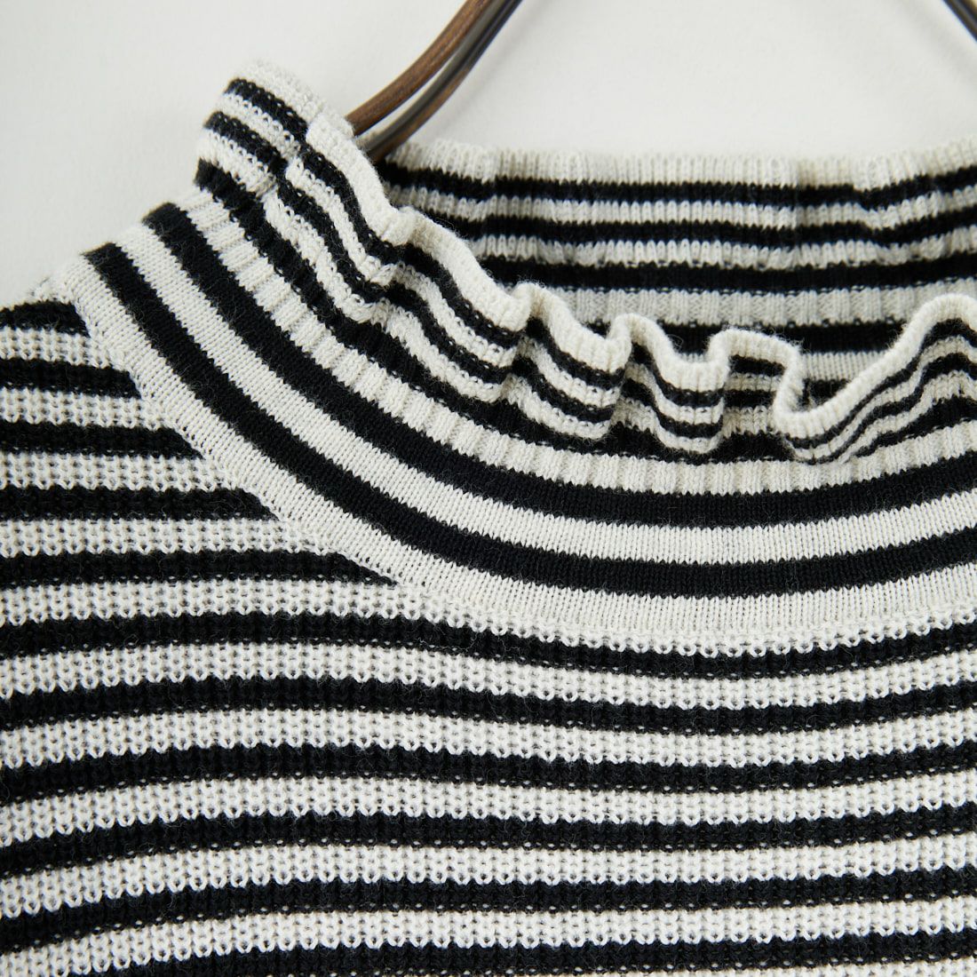 tumugu: [ツムグ] ランダムリブハイネックニット [TK19303B] 9L BORDER