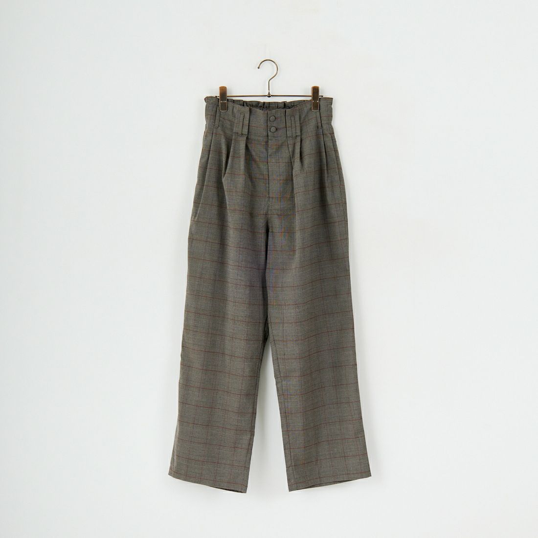 MARGAUX VINTAGE ロゴウエストゴムタックパンツ ロゴウエストゴムタックパンツ ~margaux vintage~ MG AC-25084-A