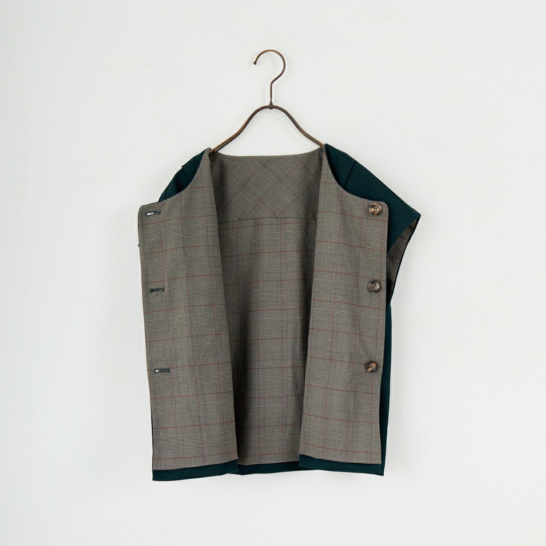 Kelen [ケレン] リバーシブルデザインベスト [LKL25FBL2255] GREEN