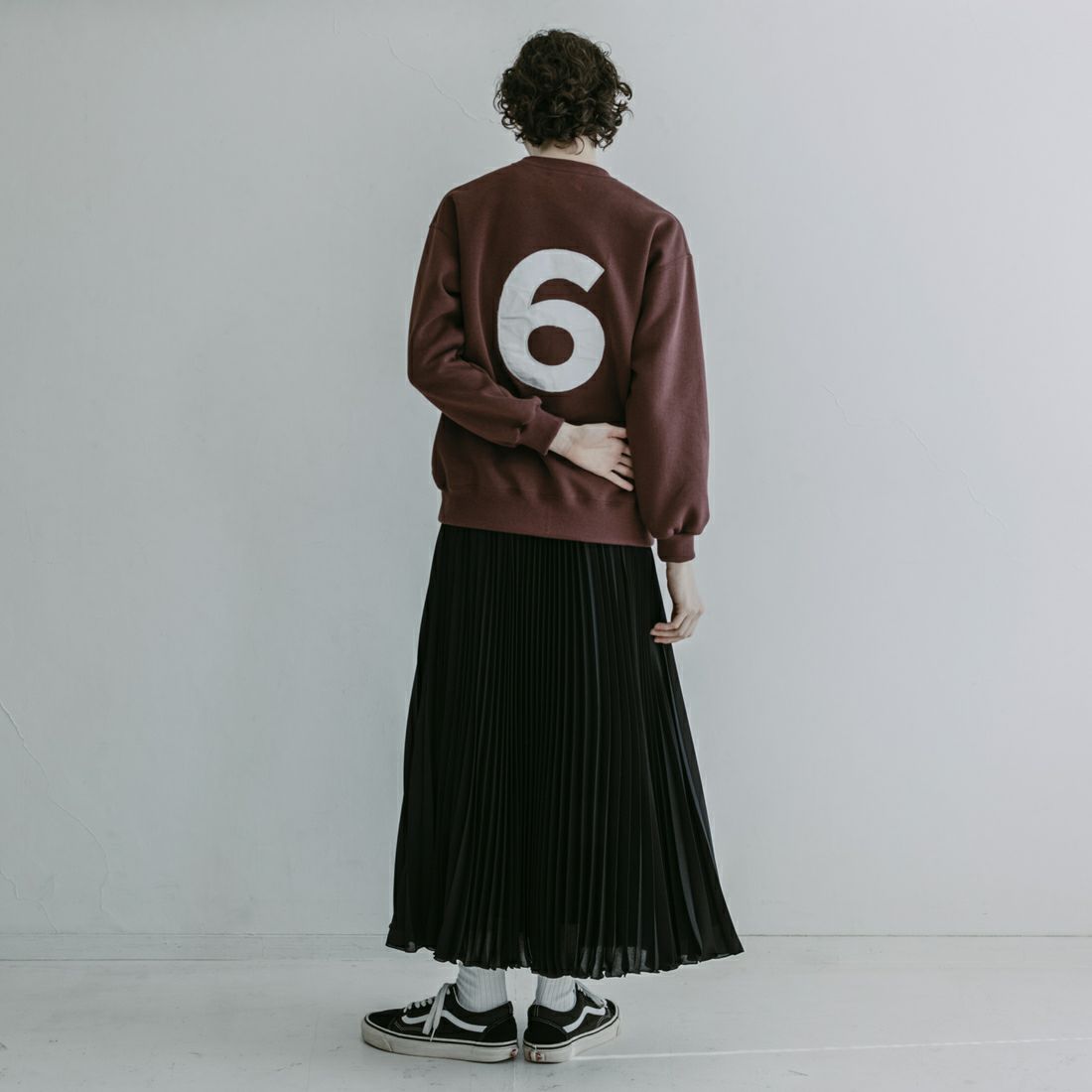 MEYAME [メヤメ] NO.6刺繍スウェット [MEY-2210] BURGUNDY