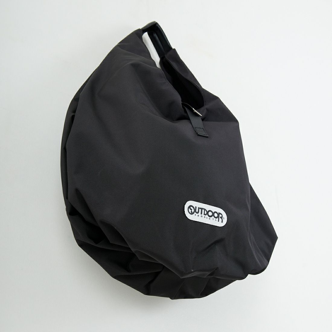OUTDOOR PRODUCTS [アウトドアプロダクツ] ギャザードロップワンショルダートートバッグ [BR-OUT-25AW14] BLACK