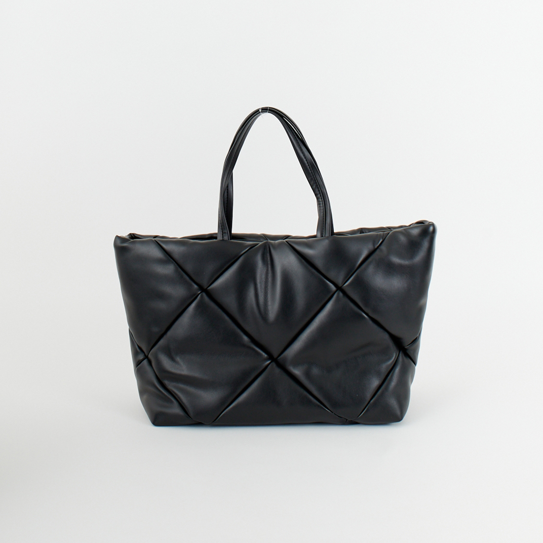 YAHKI [ヤーキ] フェイクレザートートバッグ [YH-747] BLACK