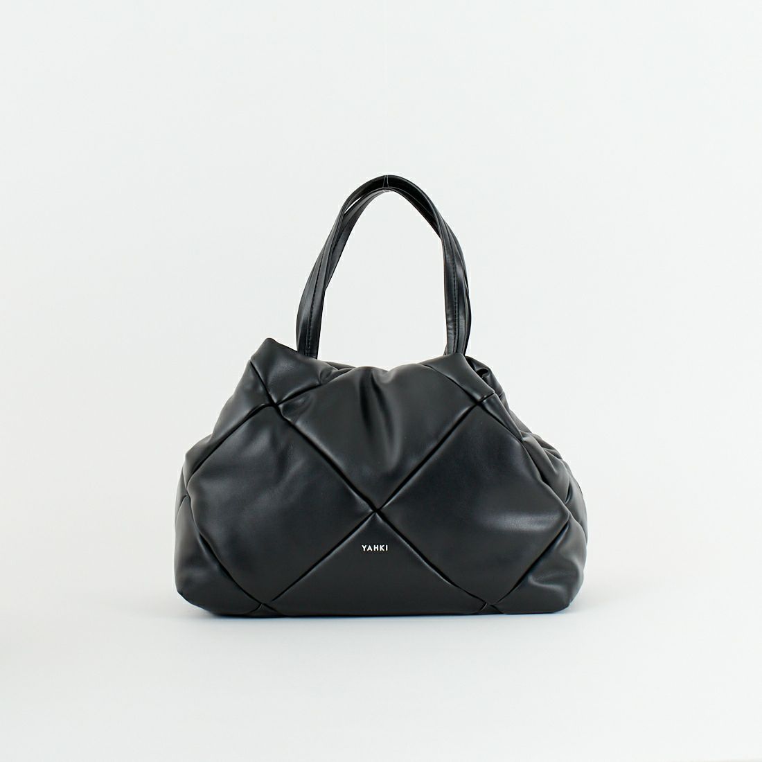 YAHKI [ヤーキ] フェイクレザートートバッグ [YH-747] BLACK