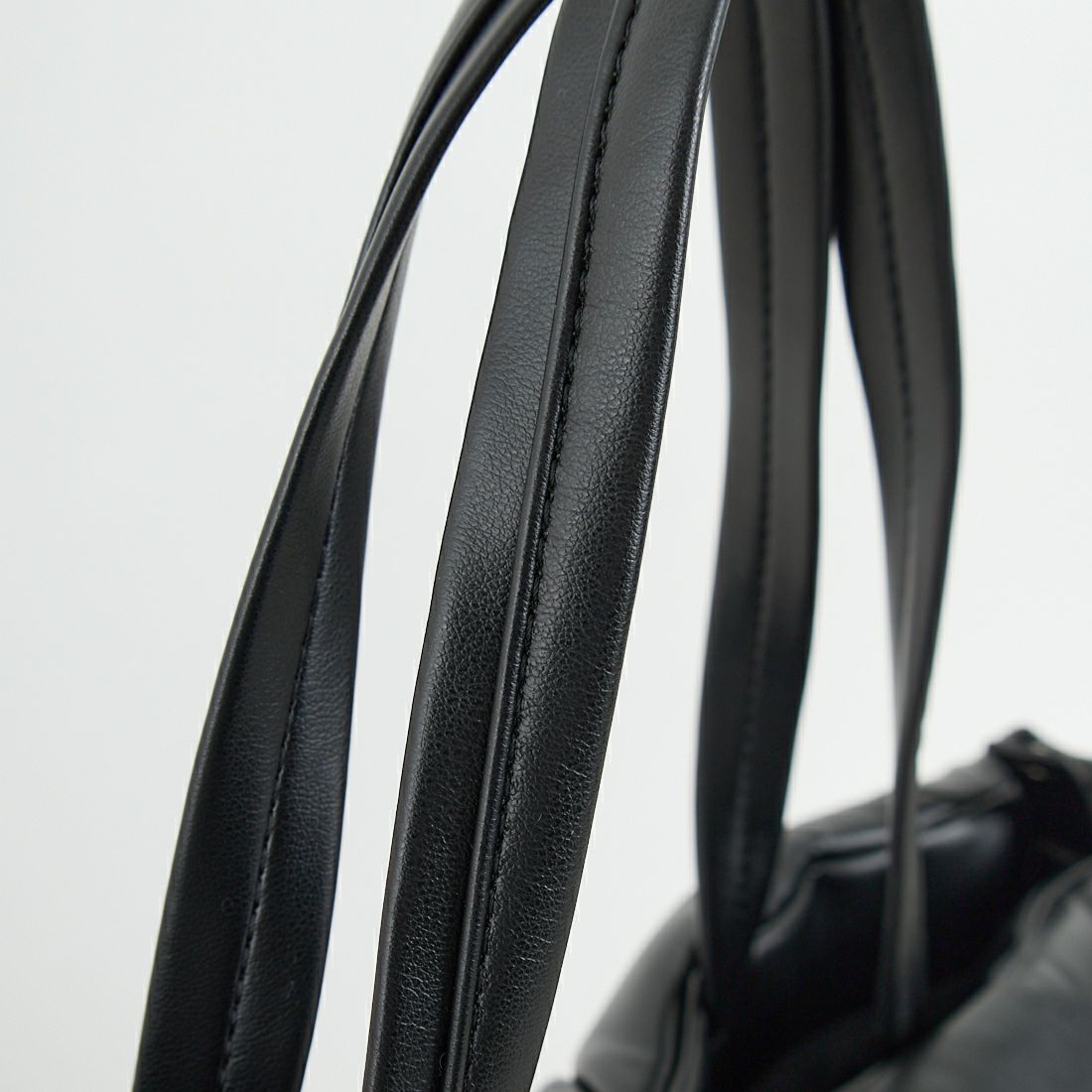 YAHKI [ヤーキ] フェイクレザートートバッグ [YH-747] BLACK