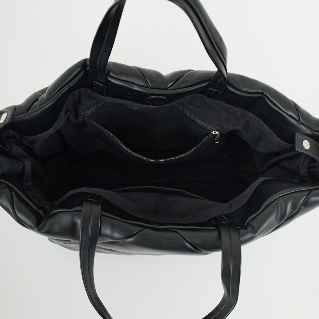 YAHKI [ヤーキ] フェイクレザートートバッグ [YH-747] BLACK