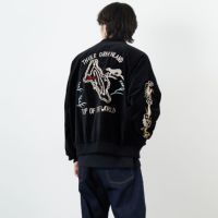 BLK VELOUR&&モデル身長：179cm 着用サイズ：L&&