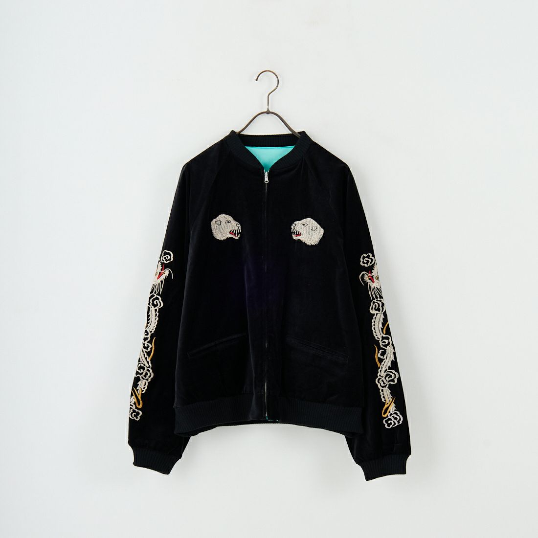 THRIFTY LOOK [スリフティールック] グリーンランド スーベニアブルゾン [TL25F002] BLK VELOUR
