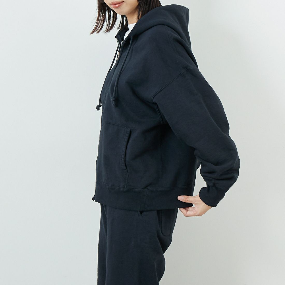 BOW WOW [バウワウ] ジップフーディ [BW252-ZH] BLACK