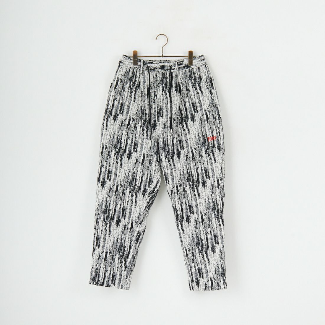 Tony Taizsun [トニータイズサン] トニー ゴブランフレアパンツ [25FW-009] BLACK