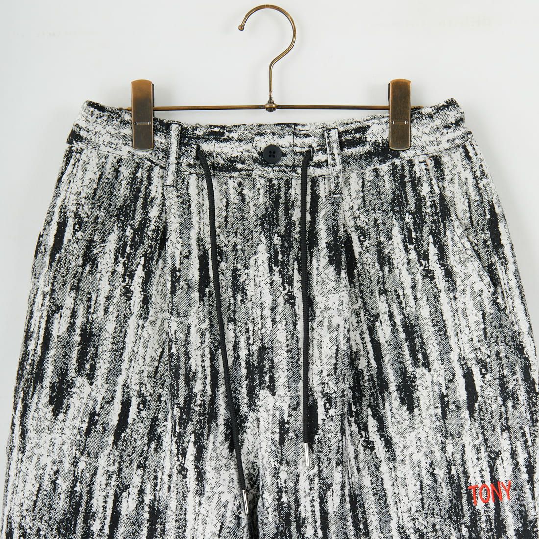 Tony Taizsun [トニータイズサン] トニー ゴブランフレアパンツ [25FW-009] BLACK