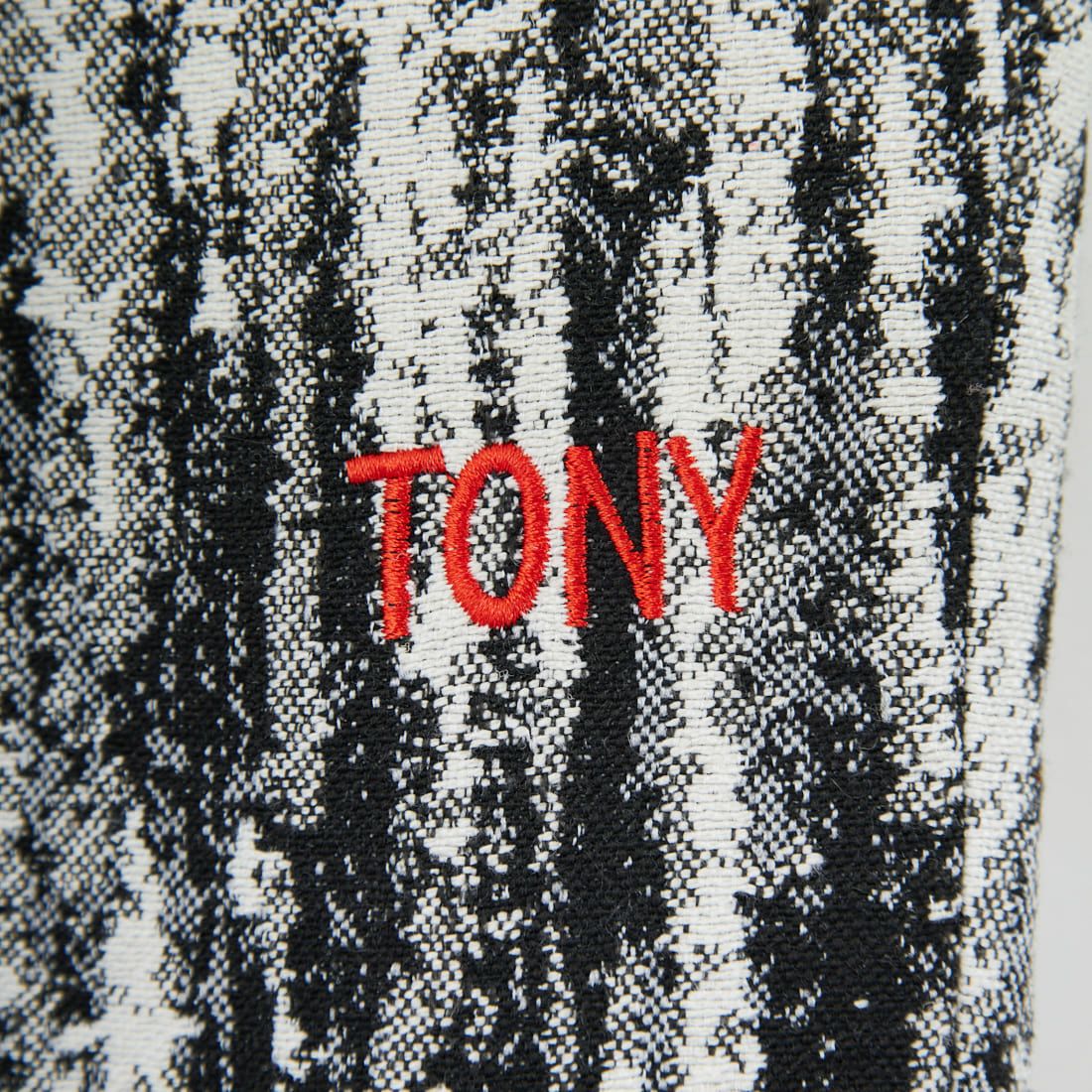 Tony Taizsun [トニータイズサン] トニー ゴブランフレアパンツ [25FW-009] BLACK